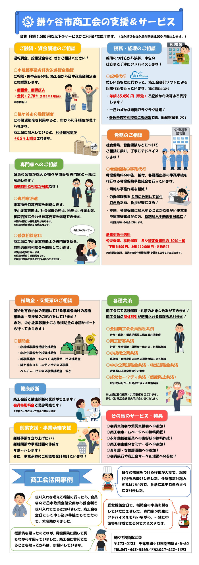 商工会の支援・サービス